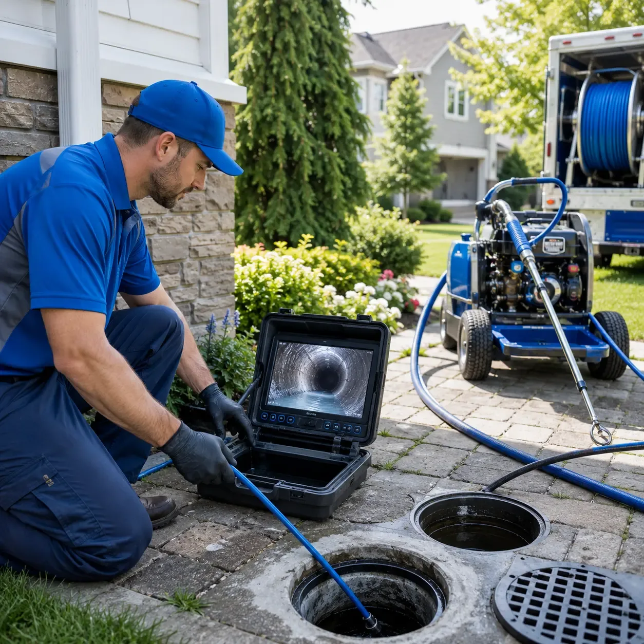 Outdoor drain cleaning professionals serving Marshalls Creek, PA
